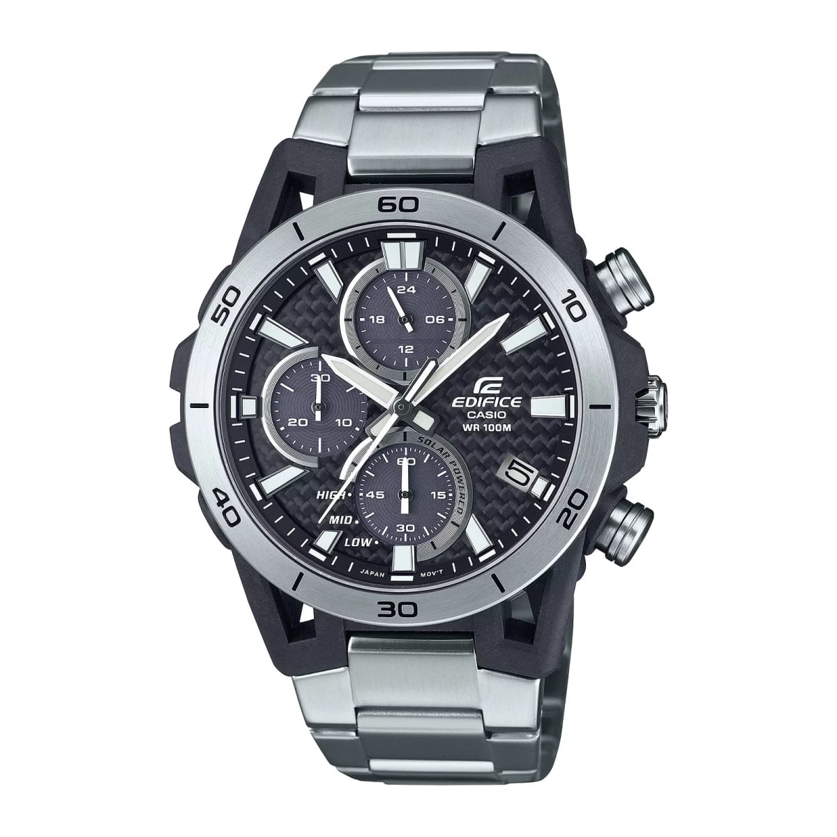 Reloj EDIFICE EQS-960D-1A Carbono/Acero Hombre Negro1