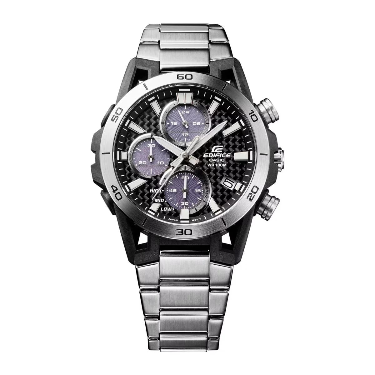 Reloj EDIFICE EQS-960D-1A Carbono/Acero Hombre Negro2