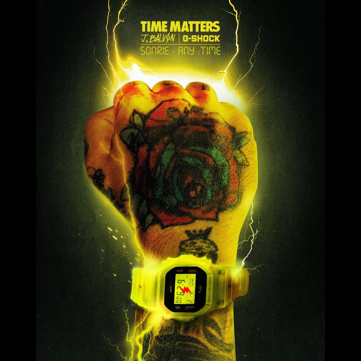 Reloj G-SHOCK DWE-5600JB-1A9 Carbono/Resina Hombre Amarillo13