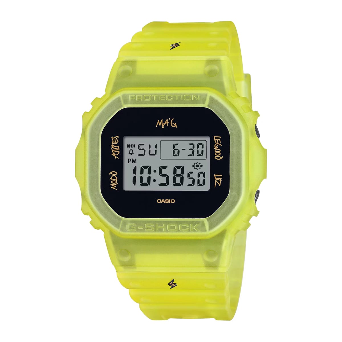 Reloj G-SHOCK DWE-5600JB-1A9 Carbono/Resina Hombre Amarillo1