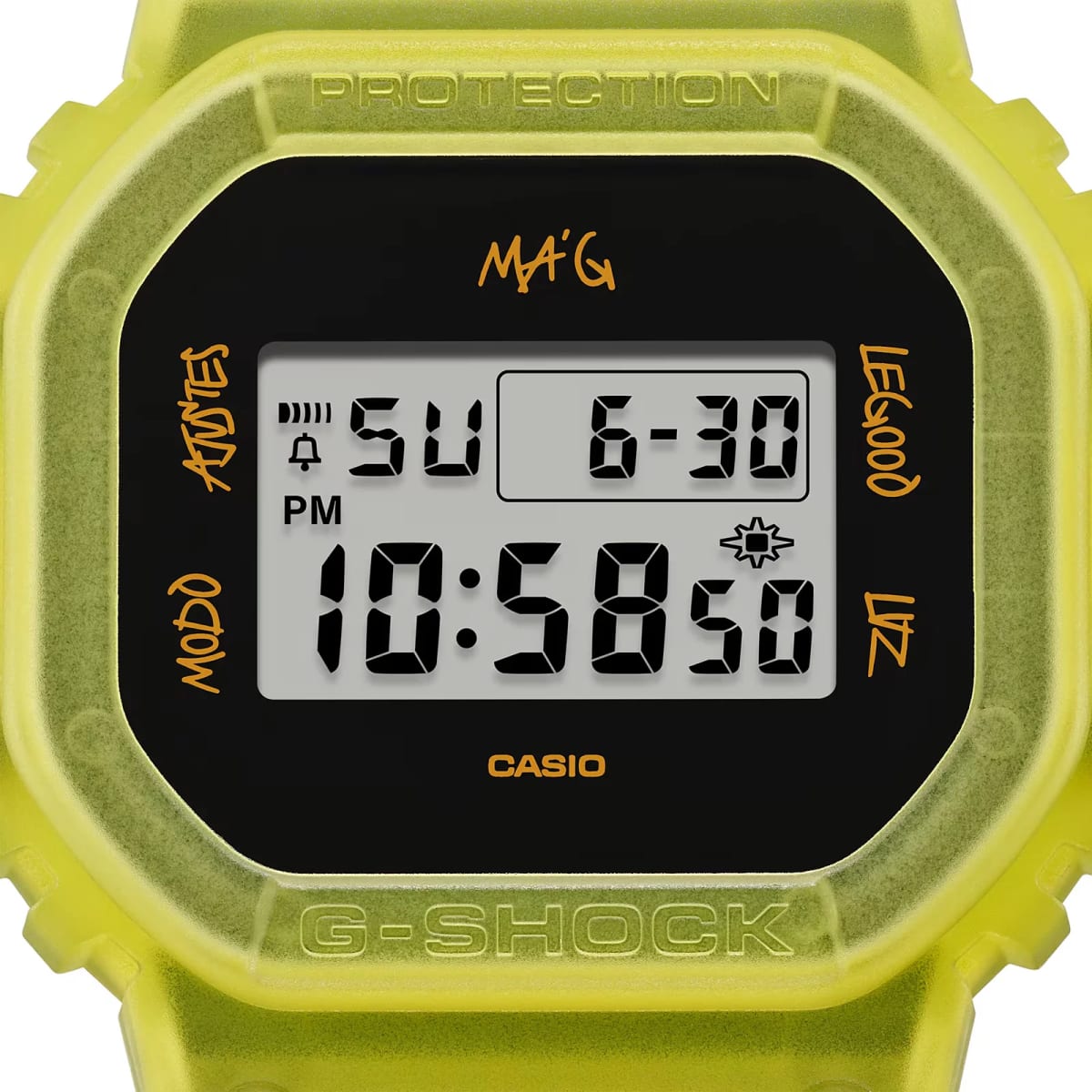 Reloj G-SHOCK DWE-5600JB-1A9 Carbono/Resina Hombre Amarillo3