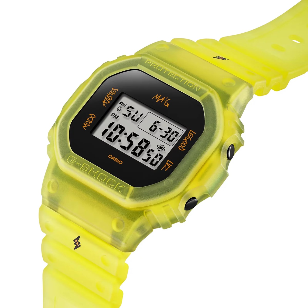 Reloj G-SHOCK DWE-5600JB-1A9 Carbono/Resina Hombre Amarillo4