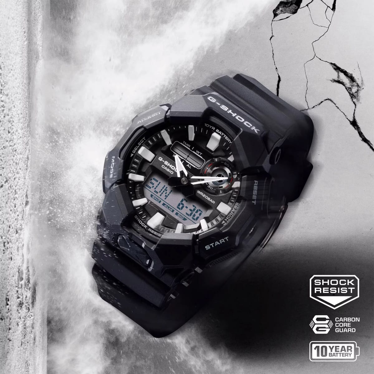 Reloj G-SHOCK GA-010-1A Carbono/Resina Hombre Negro7