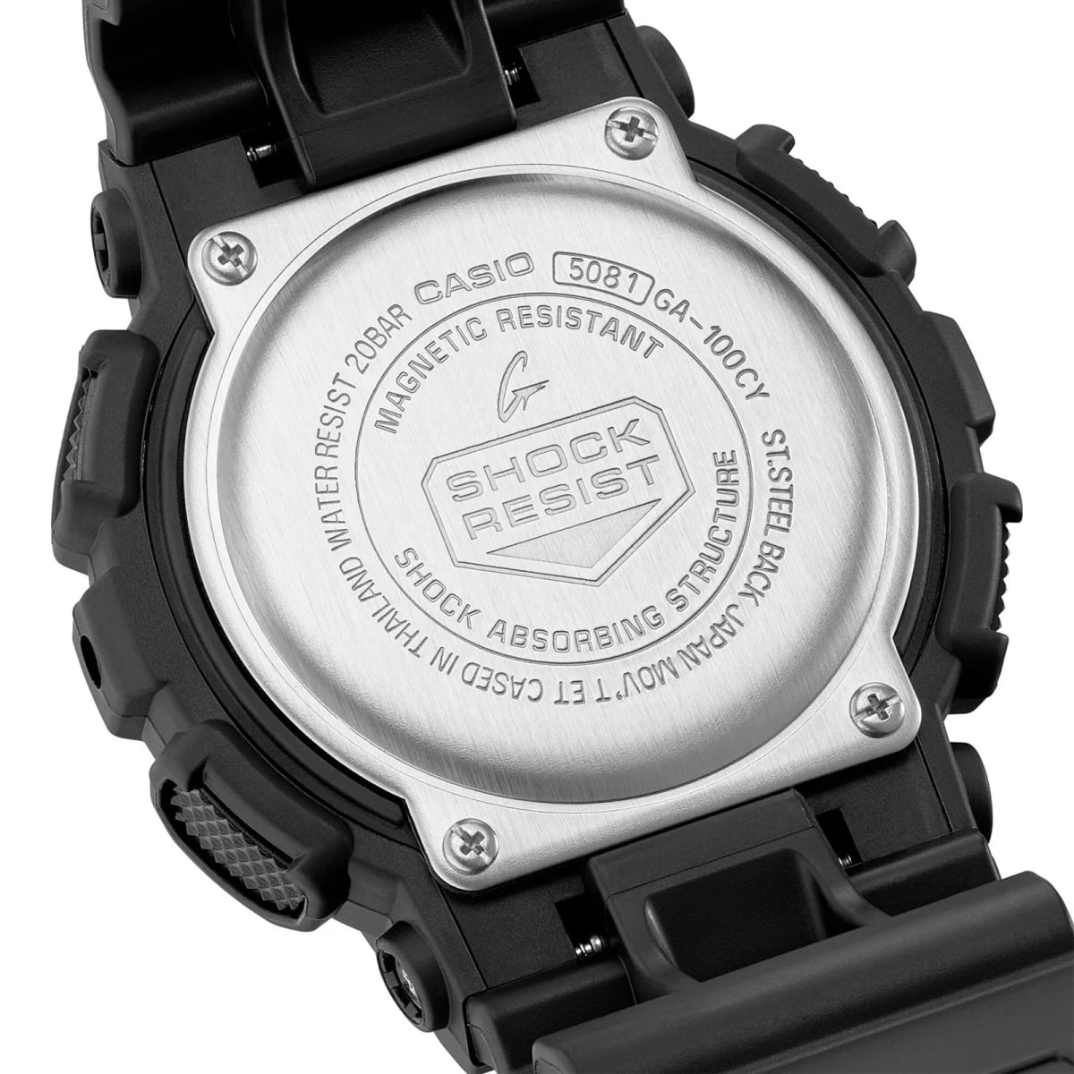 Reloj G-SHOCK GA-100CY-1A Resina Hombre Negro6