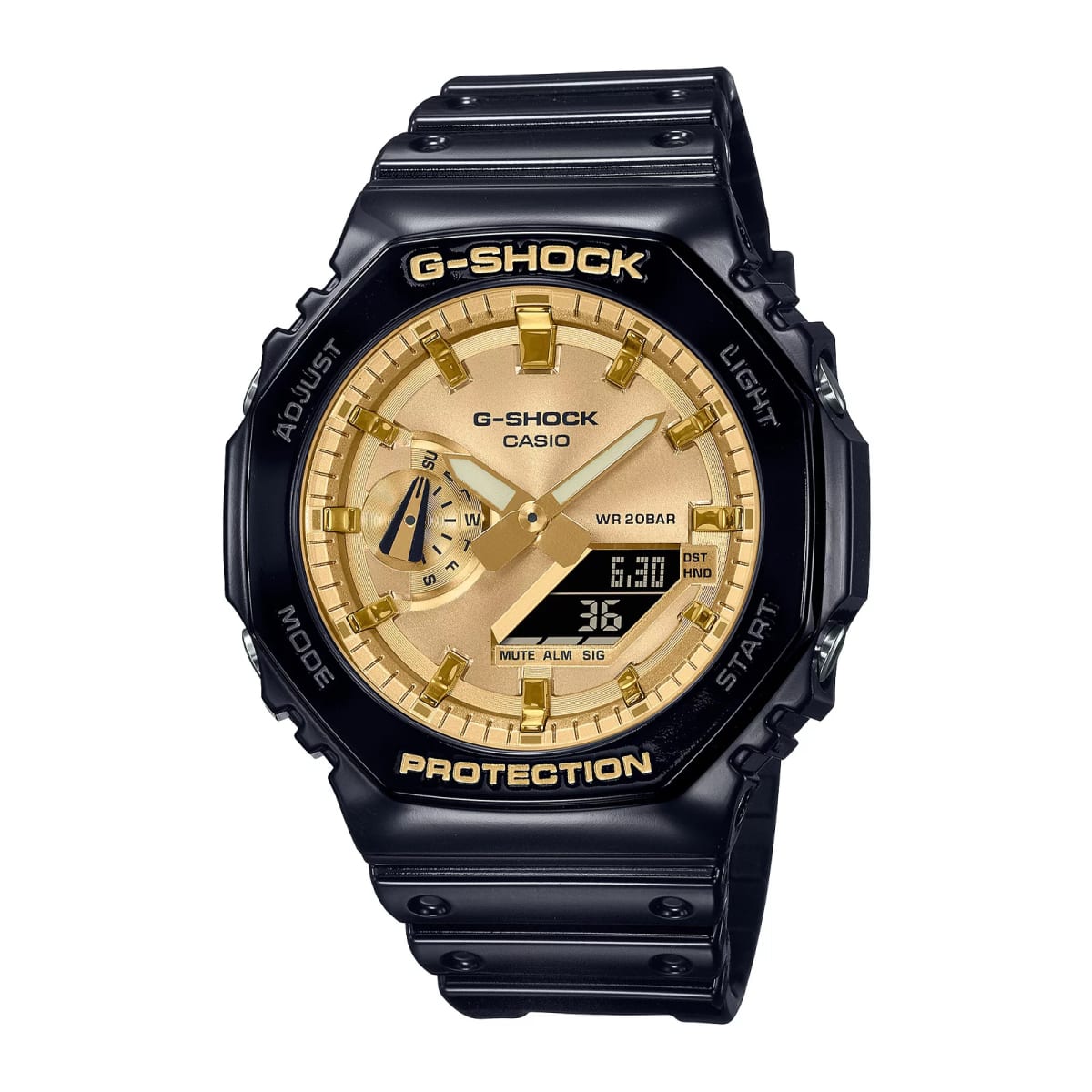Reloj G-SHOCK GA-2100GB-1A Carbono/Resina Hombre Negro1