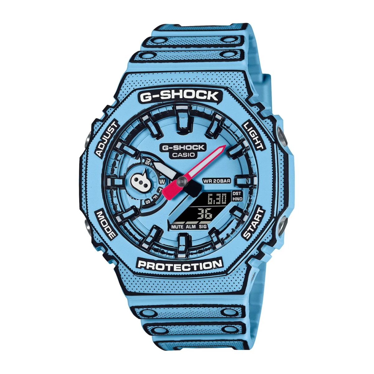 Reloj G-SHOCK GA-2100MNG-2A Resina Hombre Azul1