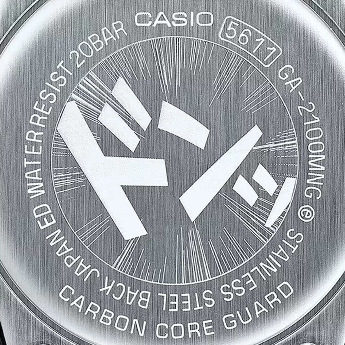 Reloj G-SHOCK GA-2100MNG-2A Resina Hombre Azul2