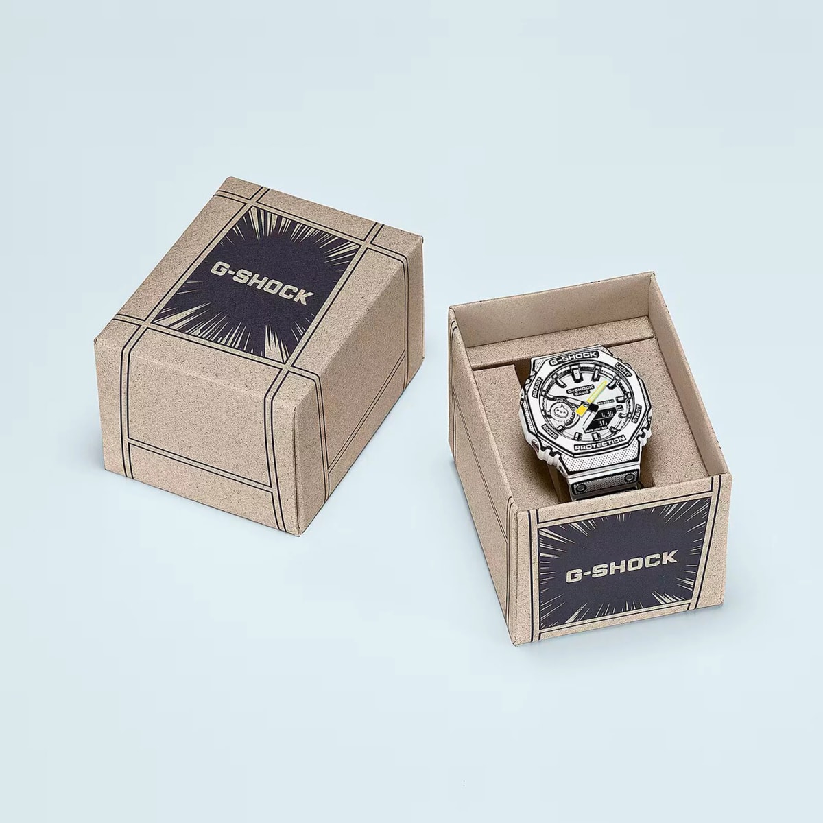 Reloj G-SHOCK GA-2100MNG-7A Resina Hombre Blanco5