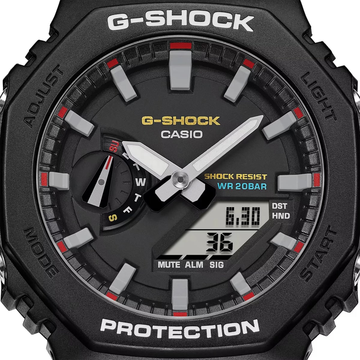 Reloj G-SHOCK GA-2100RL-1A Carbono/Resina Hombre Negro3