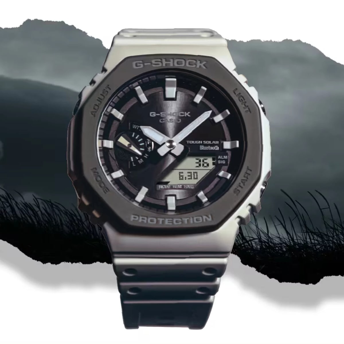 Reloj G-SHOCK GA-B2100LUU-5A Carbono/Resina Hombre Gris4