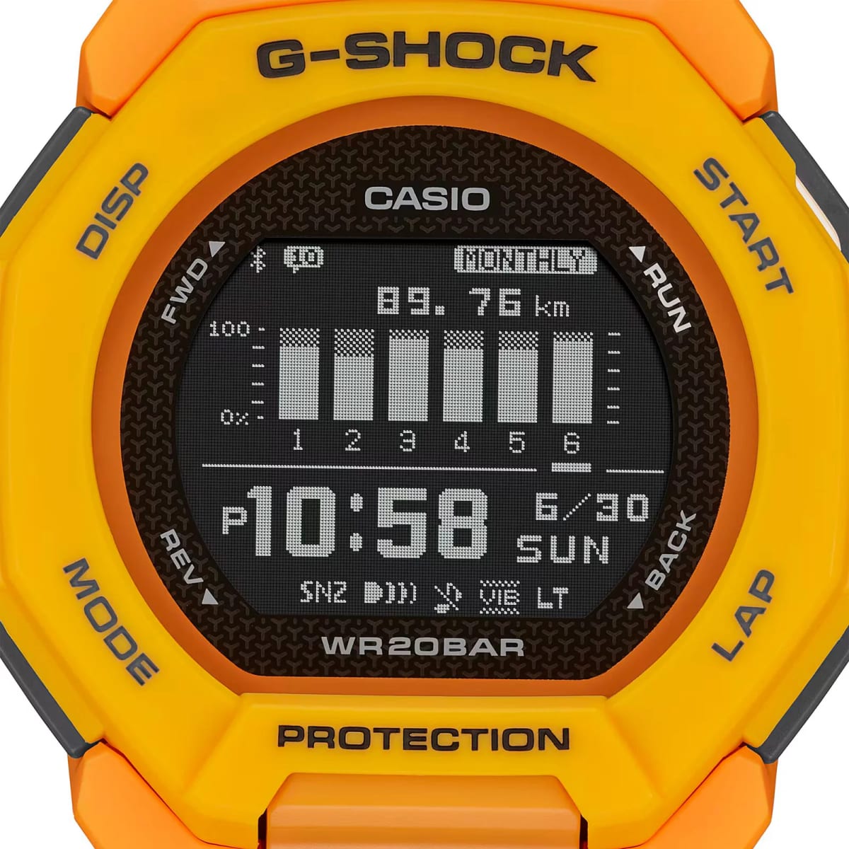 Reloj G-SHOCK GBD-300-9D Resina Hombre Amarillo3