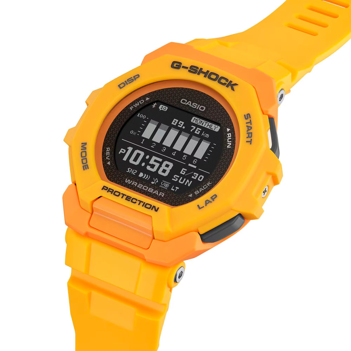 Reloj G-SHOCK GBD-300-9D Resina Hombre Amarillo4
