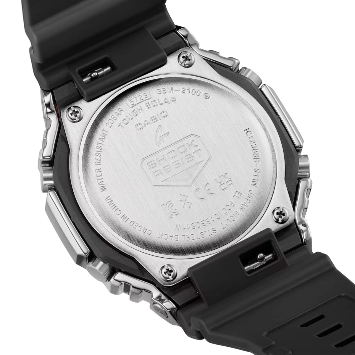 Reloj G-SHOCK GBM-2100-1A Resina Hombre Plateado4