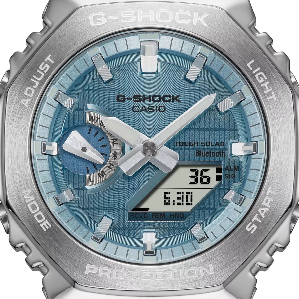 Reloj G-SHOCK GBM-2100A-1A2 Resina Hombre Plateado3