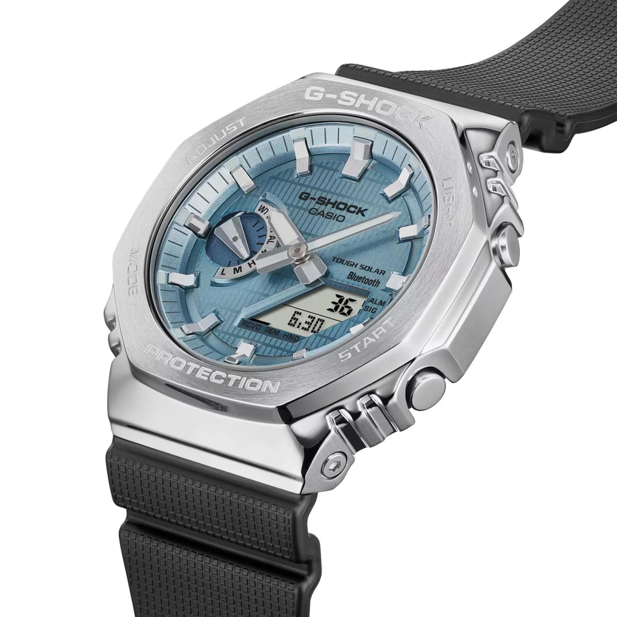 Reloj G-SHOCK GBM-2100A-1A2 Resina Hombre Plateado4