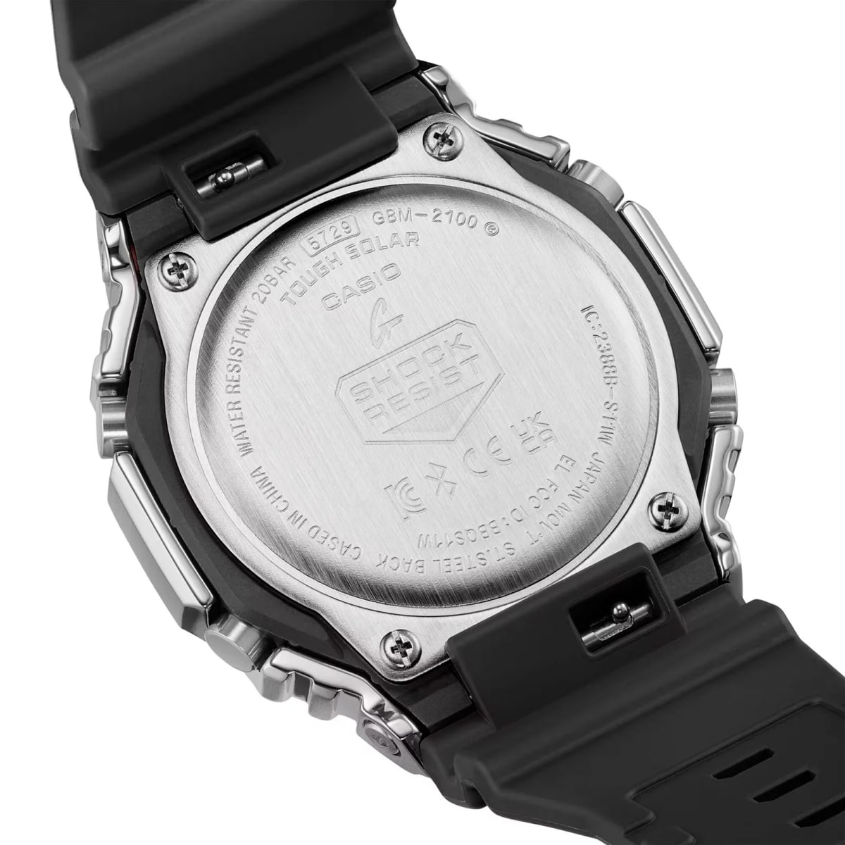 Reloj G-SHOCK GBM-2100A-1A2 Resina Hombre Plateado5