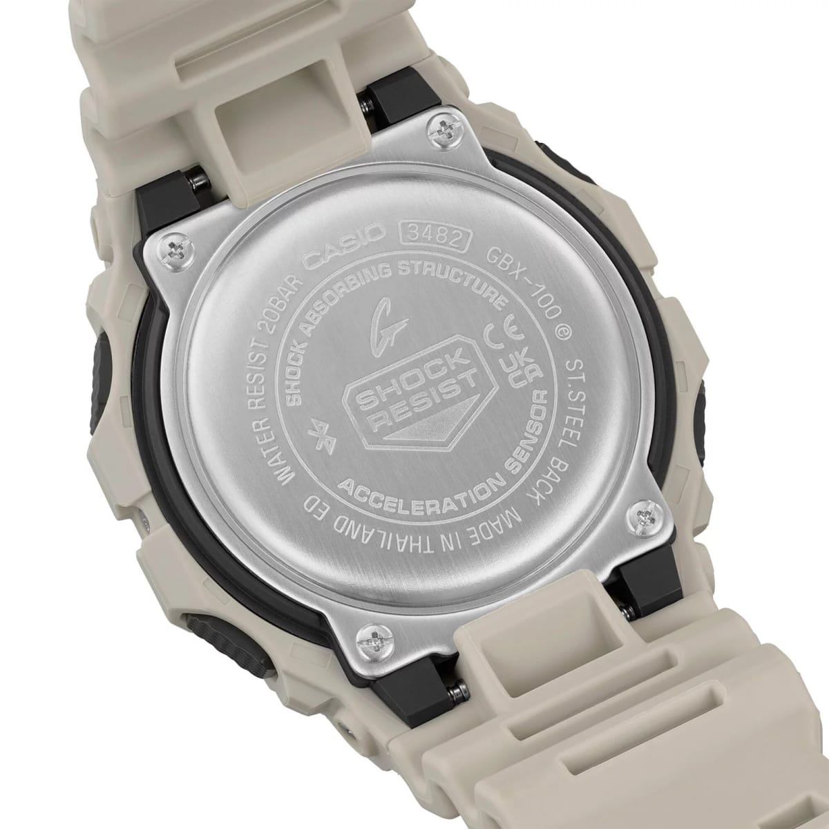 Reloj G-SHOCK GBX-100-8D Resina Hombre Gris5