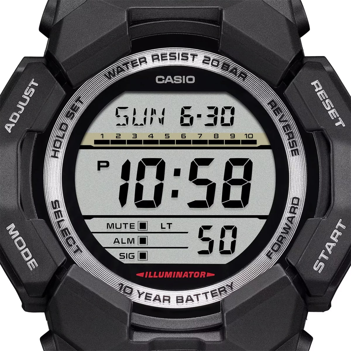 Reloj G-SHOCK GD-010-1D Carbono/Resina Hombre Negro3