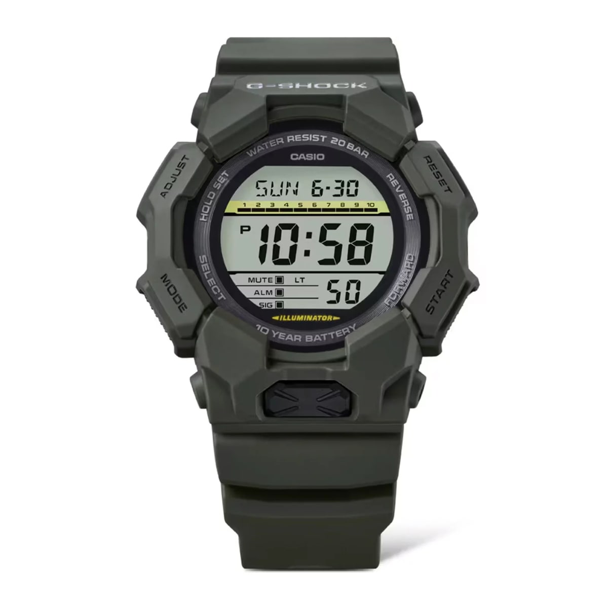 Reloj G-SHOCK GD-010-3D Carbono/Resina Hombre Verde2