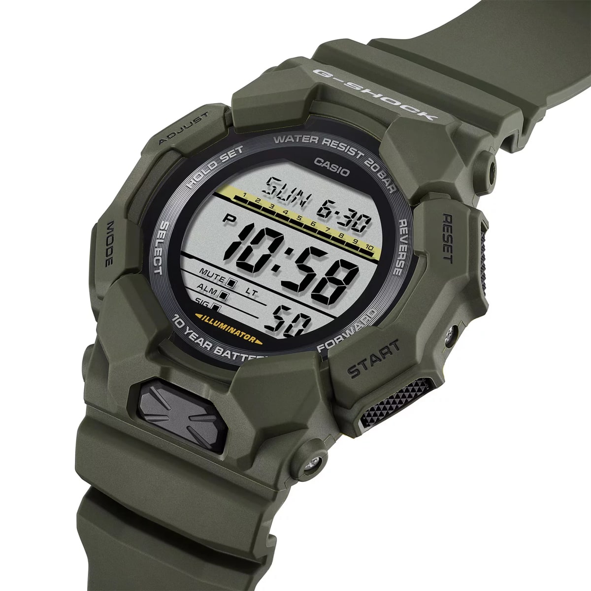 Reloj G-SHOCK GD-010-3D Carbono/Resina Hombre Verde4