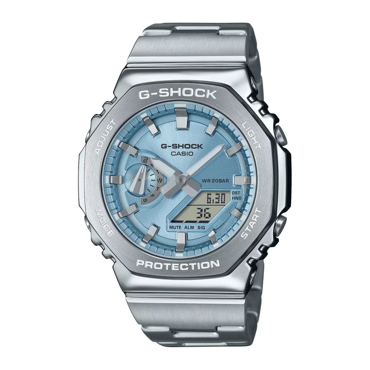 Reloj G-SHOCK GM-2110D-2A Resina/Acero Hombre Plateado1