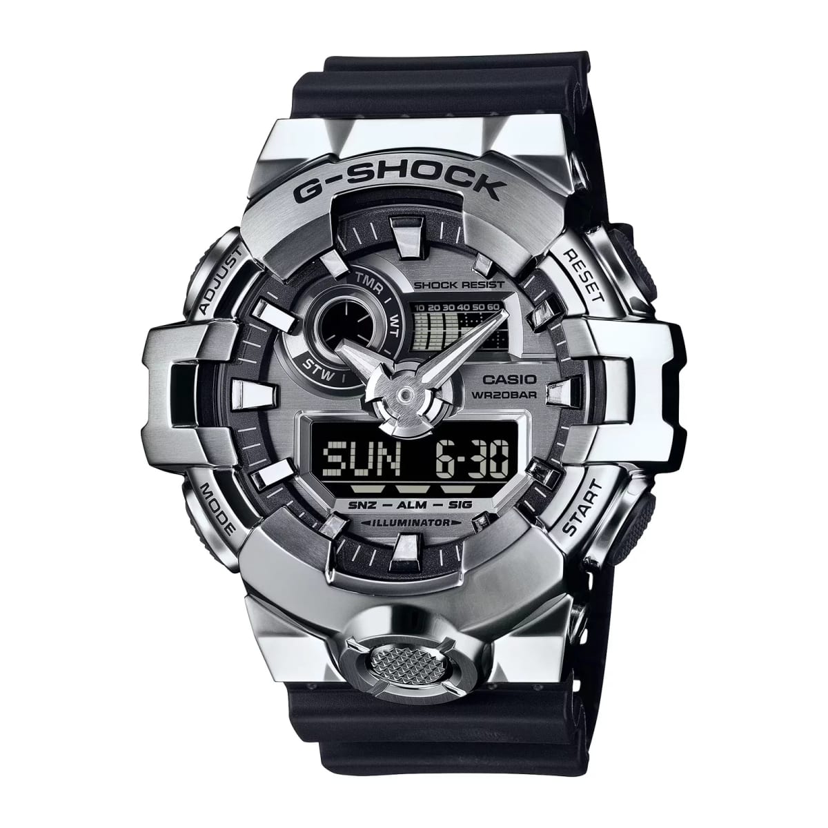 Reloj G-SHOCK GM-700-1A Resina Hombre Plateado1