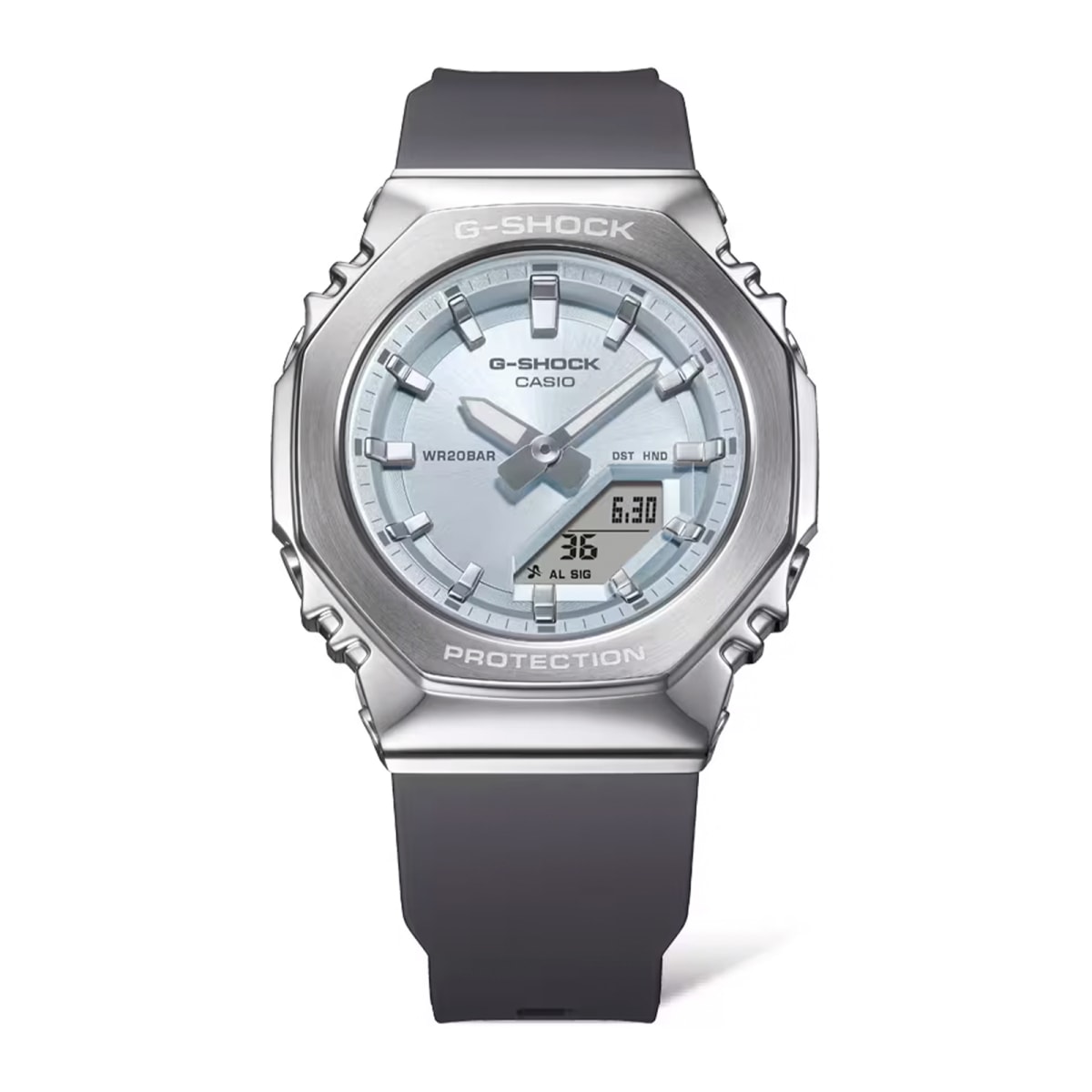 Reloj G-SHOCK GM-S2110-2A Resina/Acero Mujer Plateado2