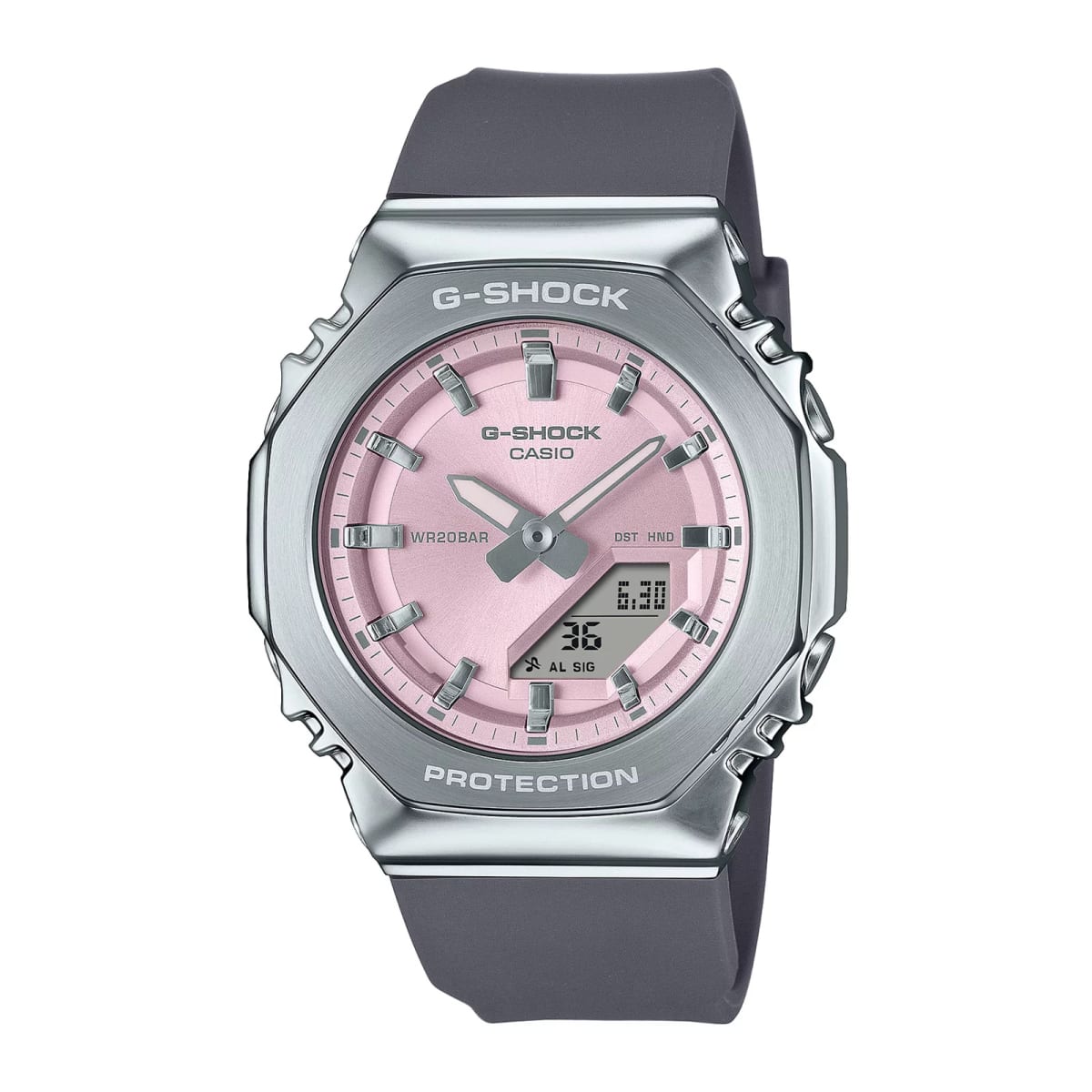 Reloj G-SHOCK GM-S2110-4A Resina/Acero Mujer Plateado1