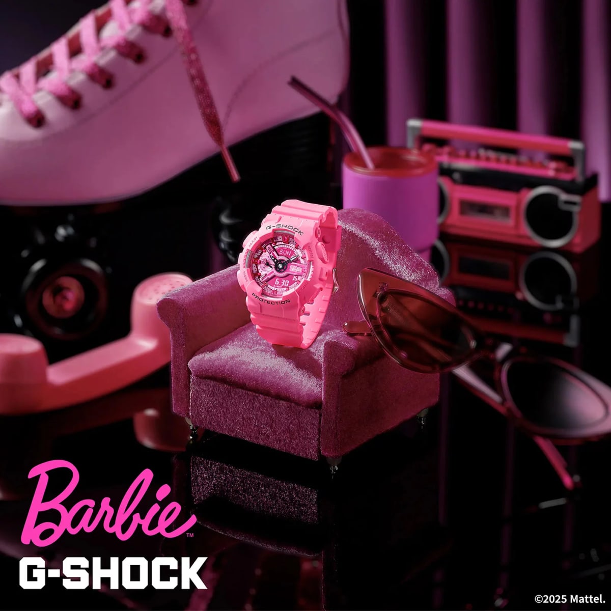 Reloj G-SHOCK GMA-S110BE-4A Resina Mujer Rosado7