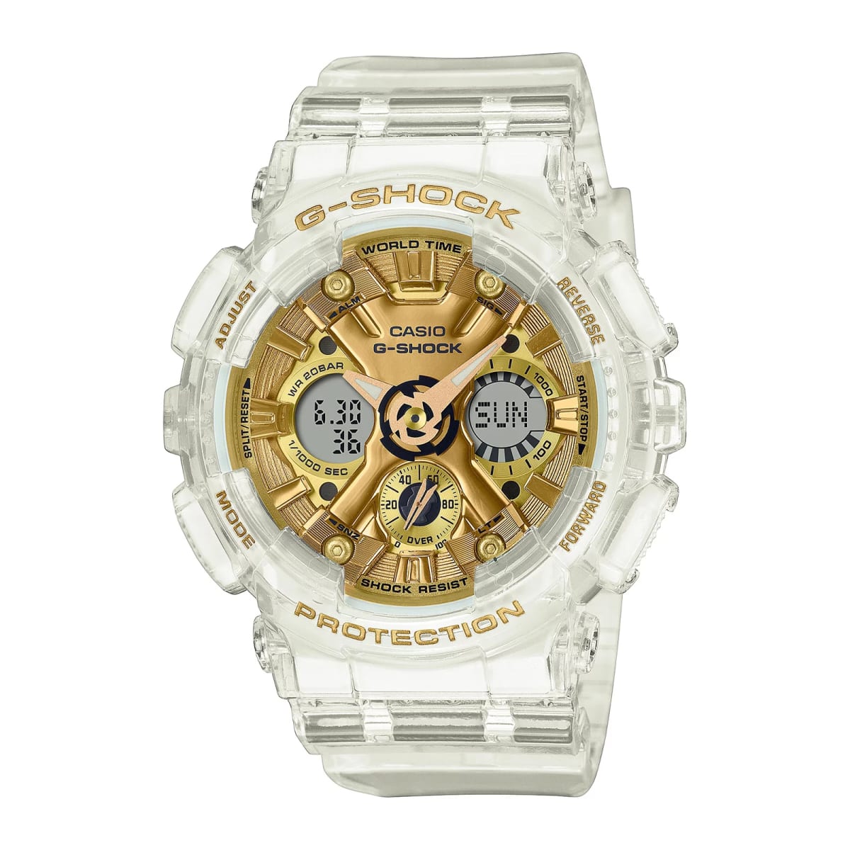 Reloj G-SHOCK GMA-S120SG-7A Resina Mujer Transparente1