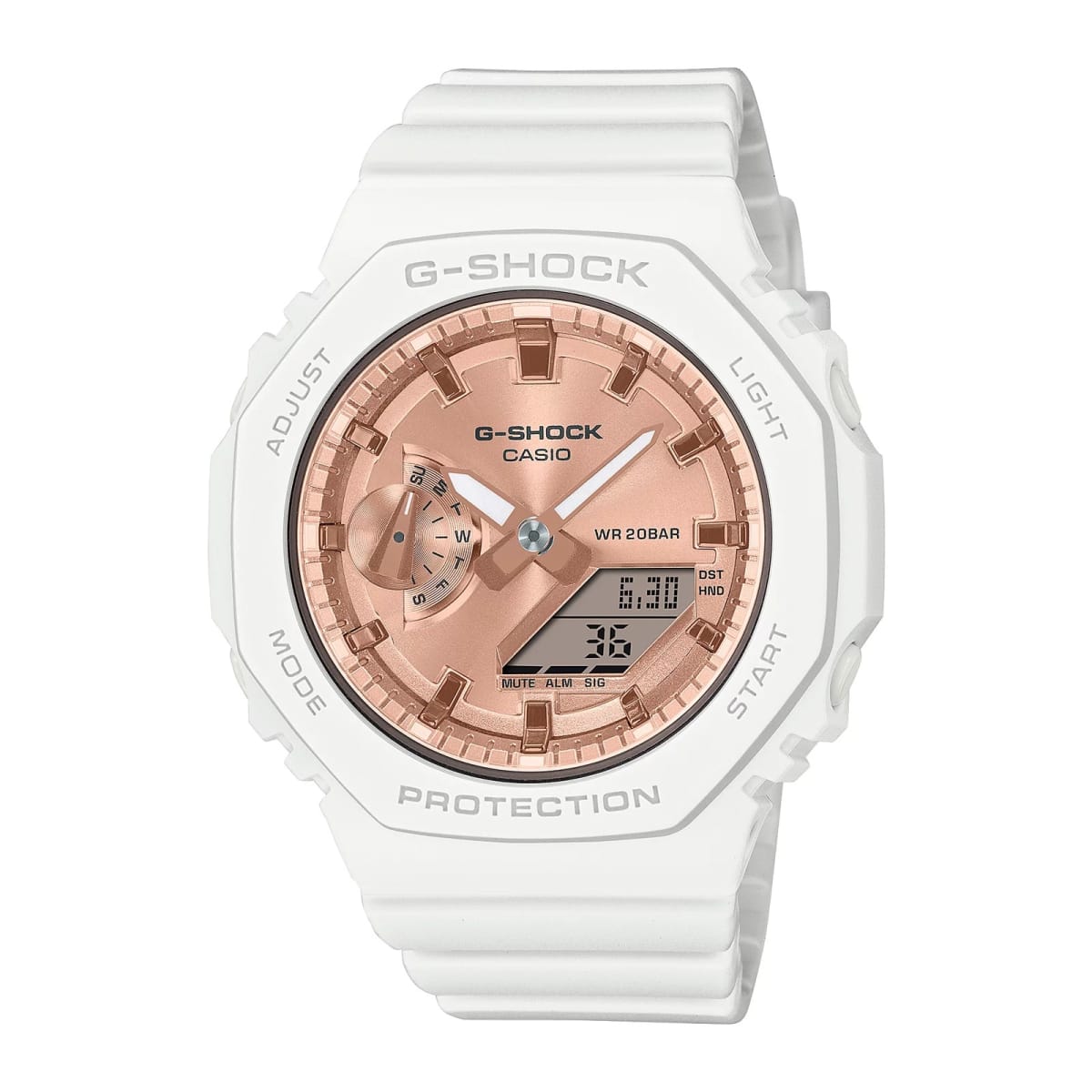 Reloj G-SHOCK GMA-S2100MD-7A Carbono/Resina Mujer Blanco1