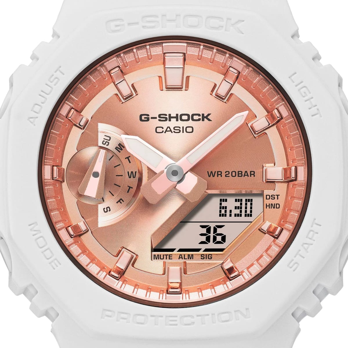 Reloj G-SHOCK GMA-S2100MD-7A Carbono/Resina Mujer Blanco2