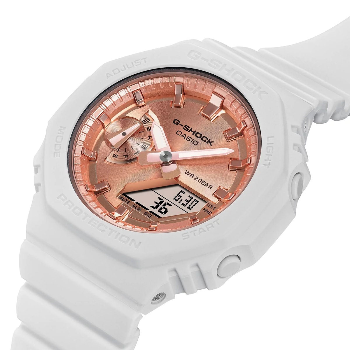 Reloj G-SHOCK GMA-S2100MD-7A Carbono/Resina Mujer Blanco3