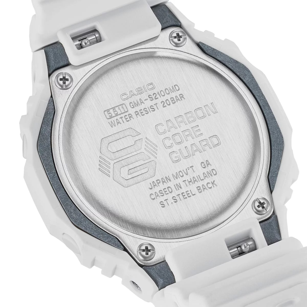 Reloj G-SHOCK GMA-S2100MD-7A Carbono/Resina Mujer Blanco6