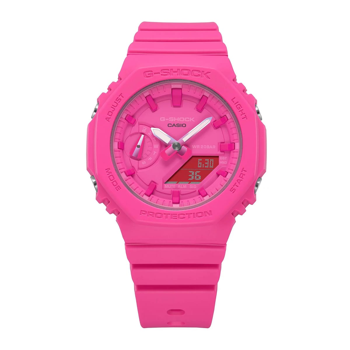 Reloj G-SHOCK GMA-S2100P-4A Carbono/Resina Mujer Rosado2