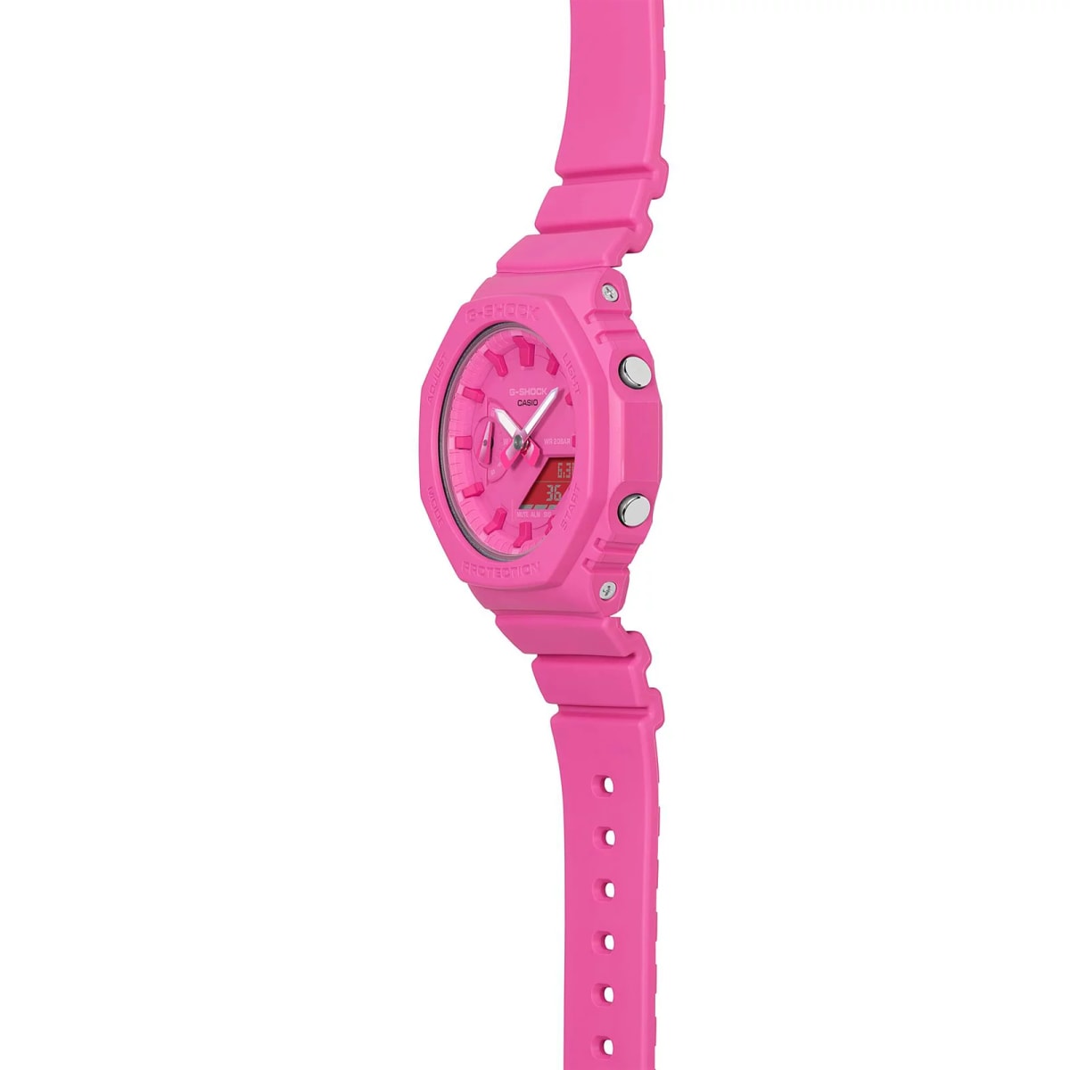 Reloj G-SHOCK GMA-S2100P-4A Carbono/Resina Mujer Rosado4
