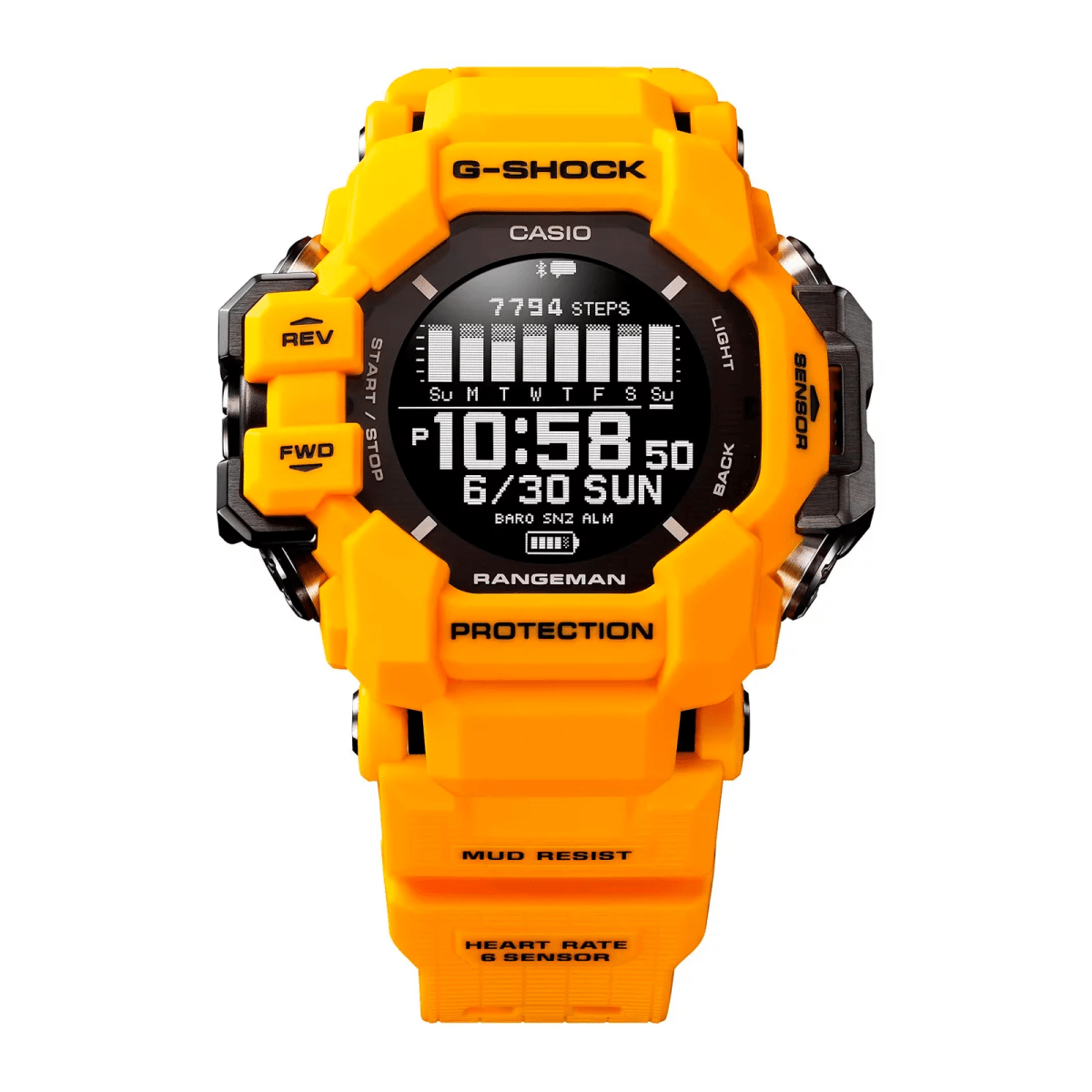 Reloj G-SHOCK GPR-H1000-9D Resina Hombre Amarillo2