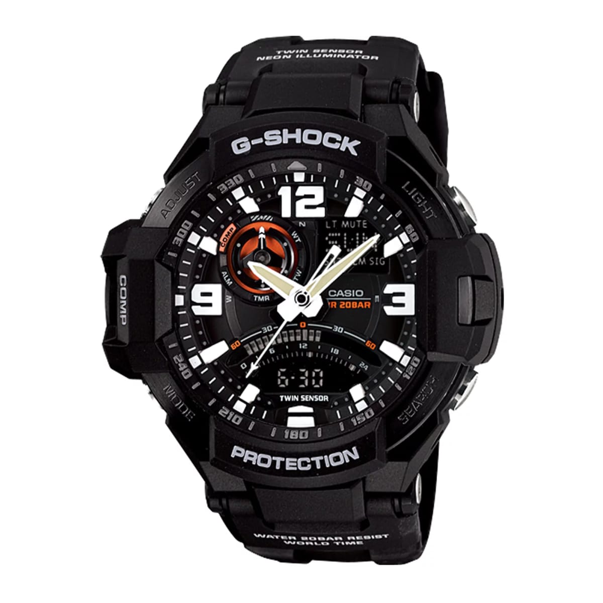 Reloj G-SHOCK GA-1000-1A Resina Hombre Negro1