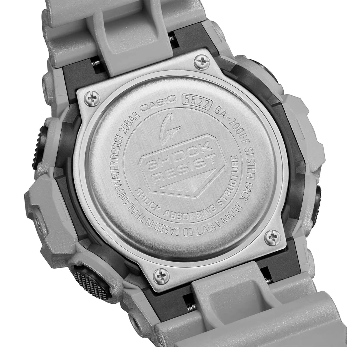 Reloj G-SHOCK GA-700FF-8A Resina Hombre Plateado6