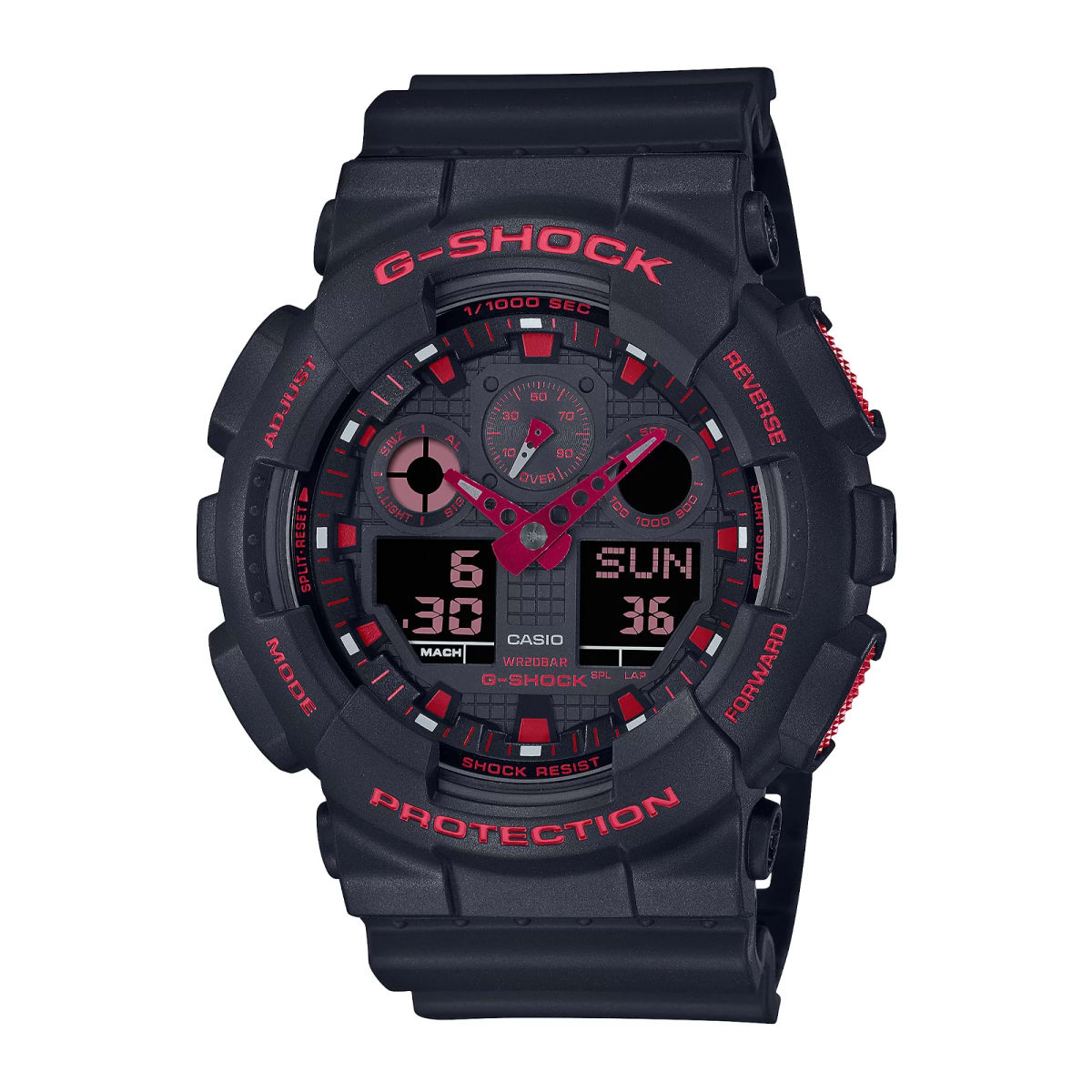 Reloj G-SHOCK GA-100BNR-1A Resina Hombre Negro1