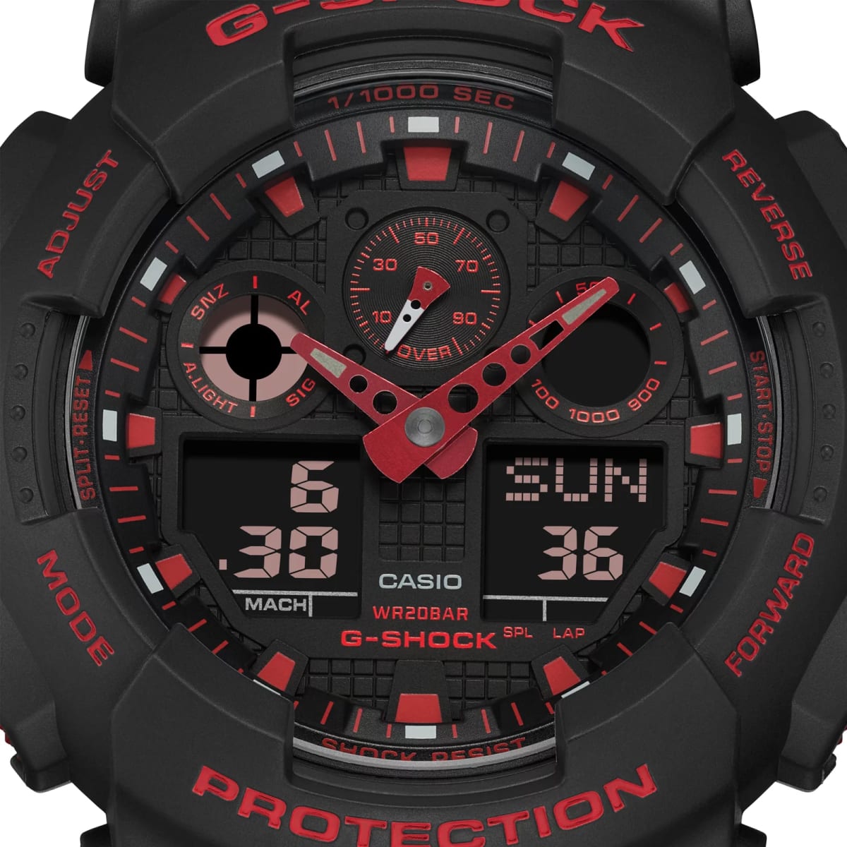 Reloj G-SHOCK GA-100BNR-1A Resina Hombre Negro3