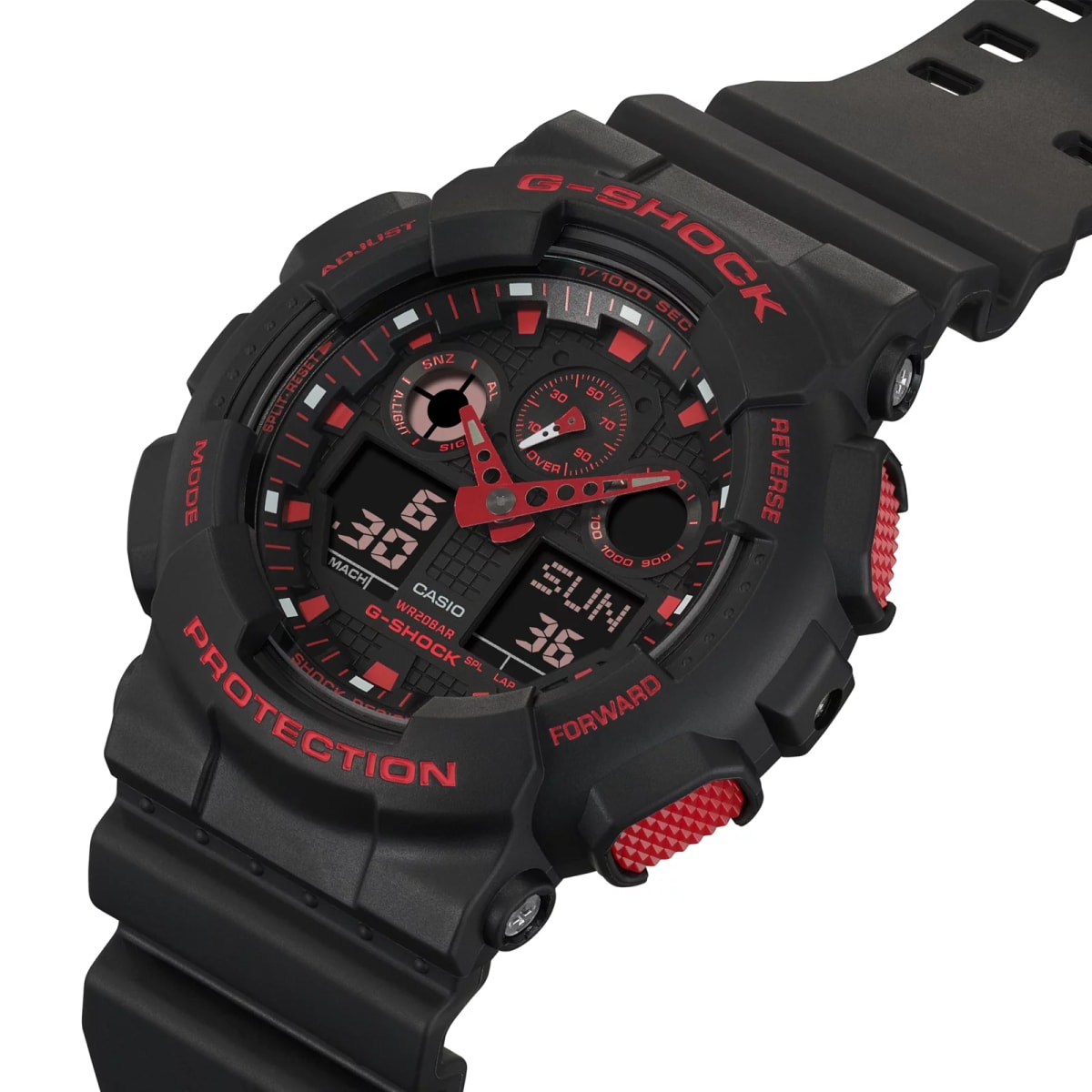 Reloj G-SHOCK GA-100BNR-1A Resina Hombre Negro4