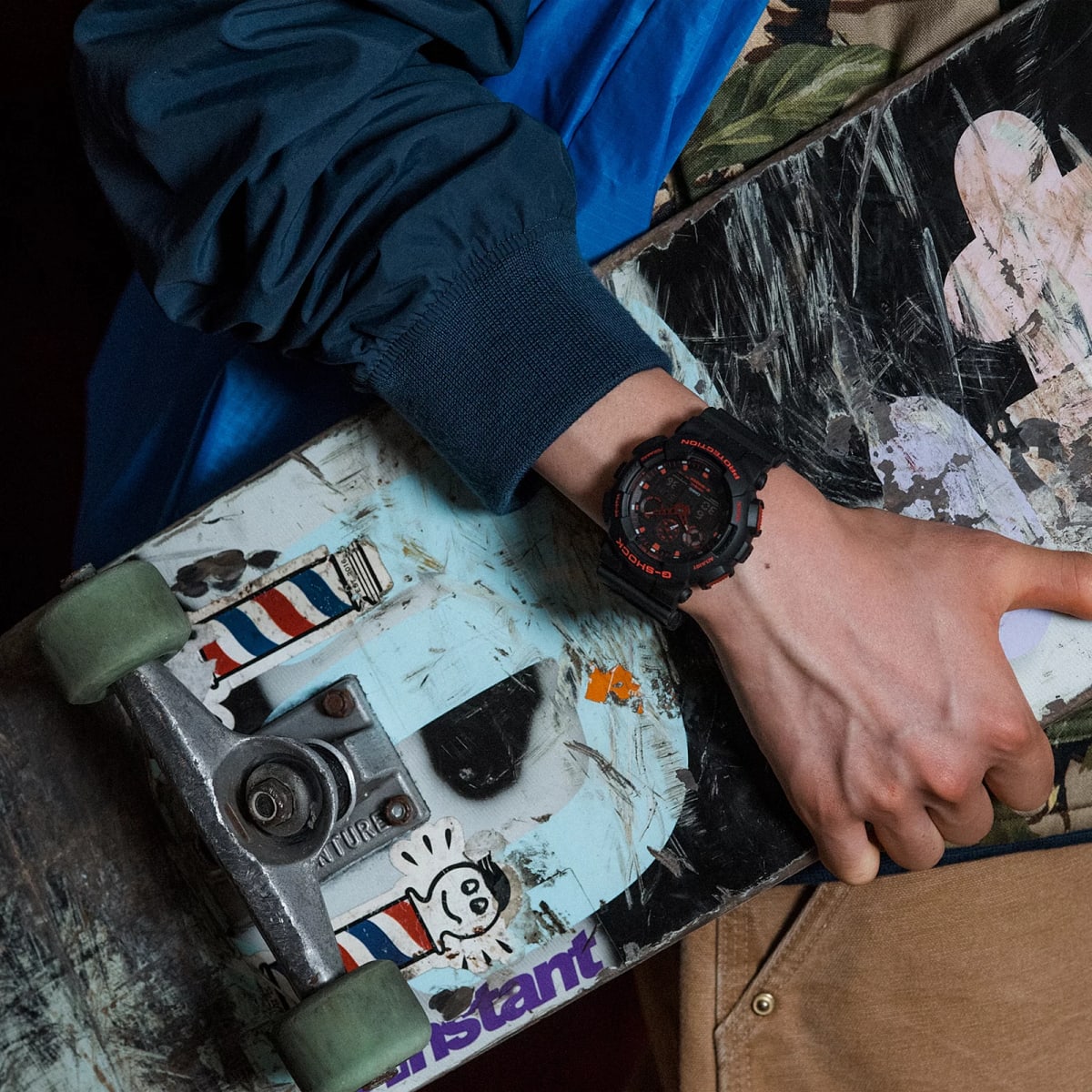 Reloj G-SHOCK GA-100BNR-1A Resina Hombre Negro8