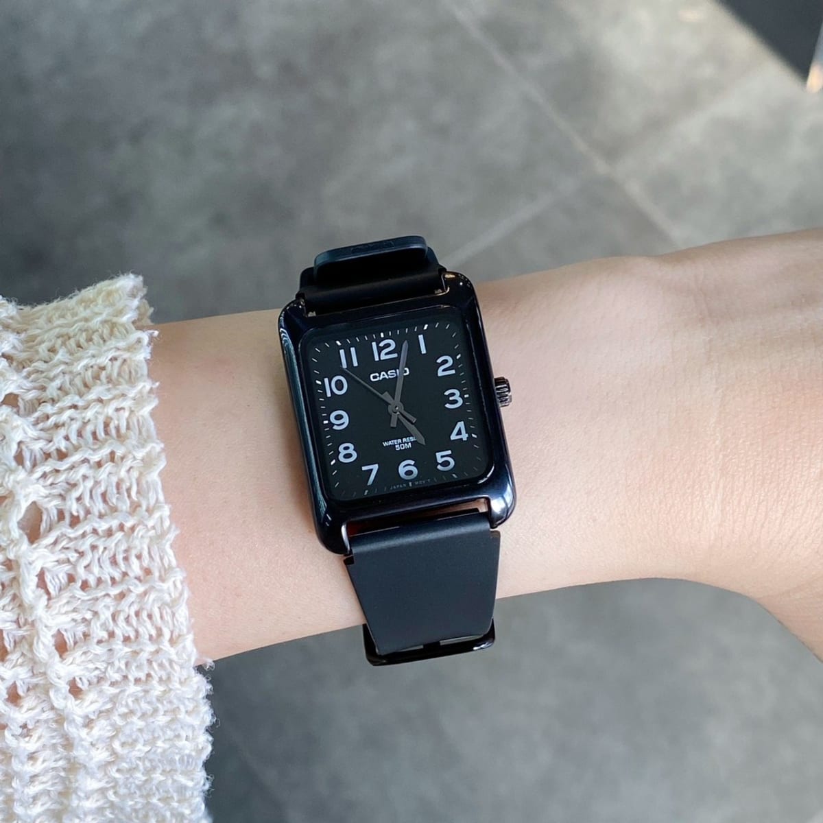 Reloj CASIO Regular MTP-B175-1B Aluminio Unisex Negro3