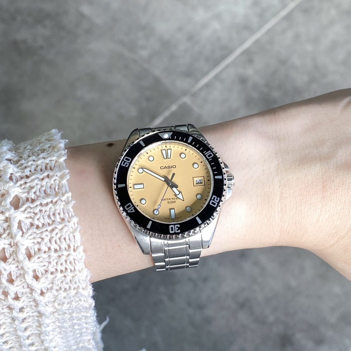 Reloj CASIO Regular MDV-10D-4A2 Acero Unisex Plateado2