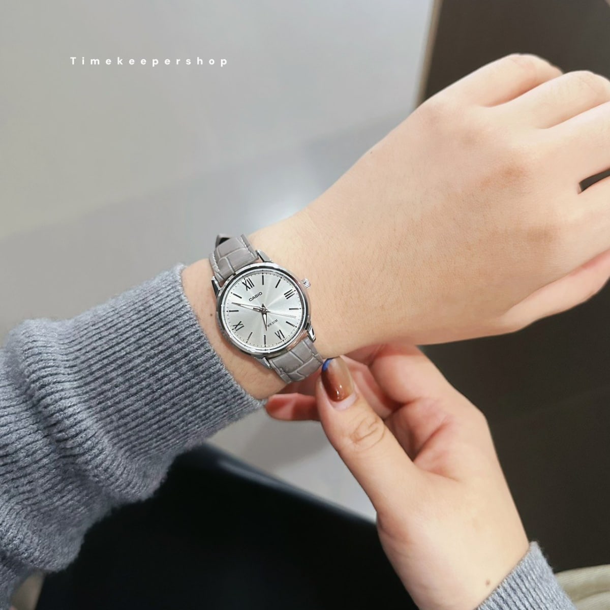 Reloj CASIO Regular LTP-1303LL-7A Acero/Cuero Mujer Plateado/Marrón2