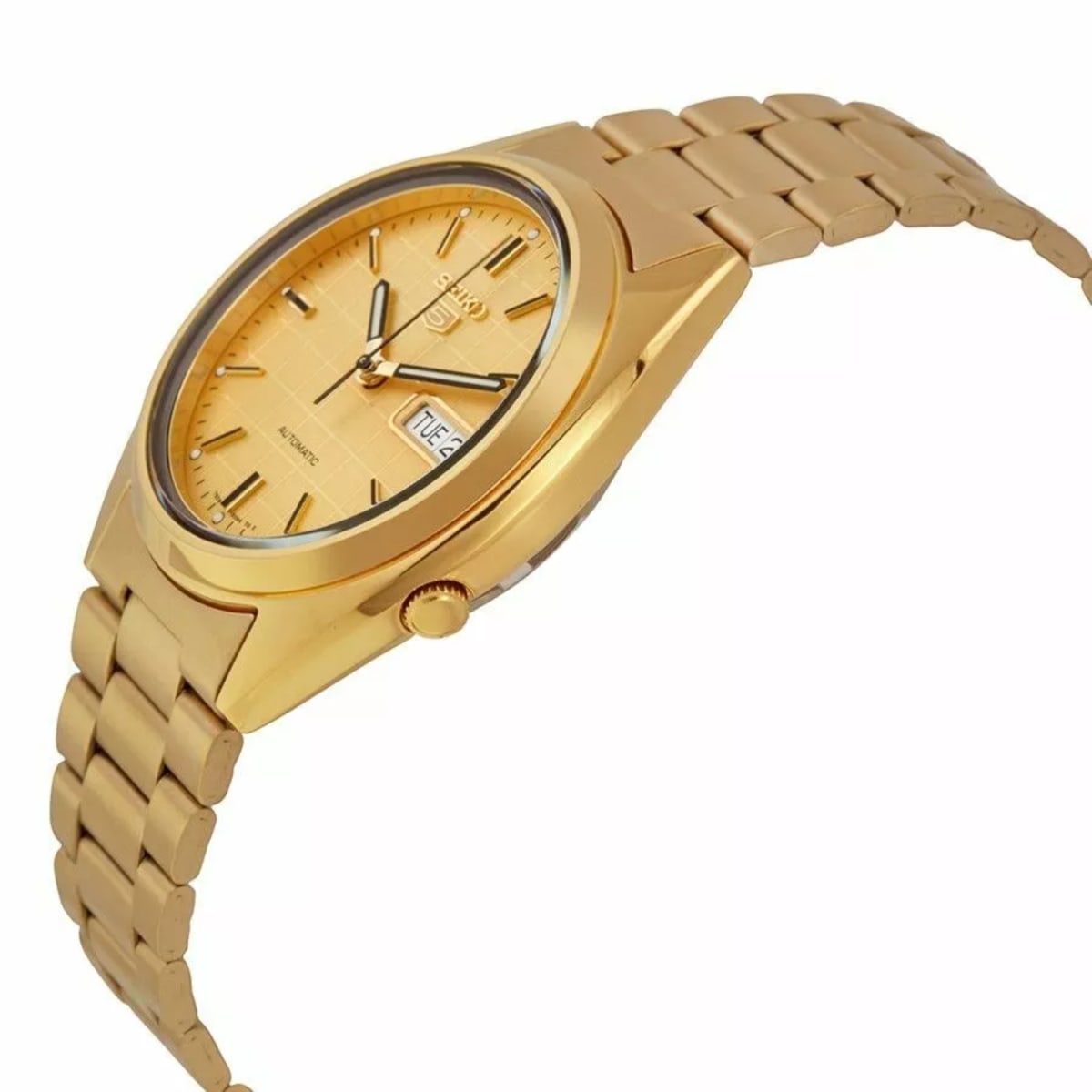 Reloj SEIKO 5 SNXL72K1 Automático Acero Hombre Dorado3