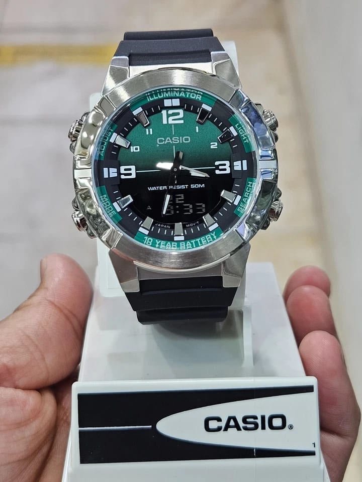 Reloj CASIO Regular AMW-870A-3A ACERO/RESINA Hombre Plateado2