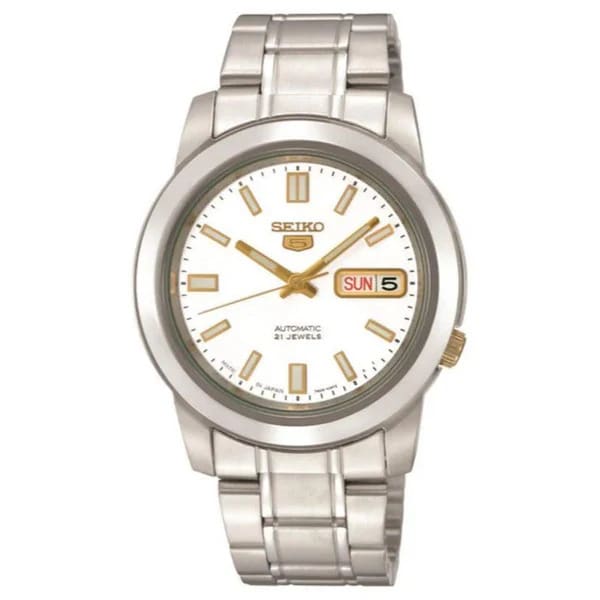 Reloj SEIKO 5 SNKK07K1 Automático Acero Hombre Plateado1