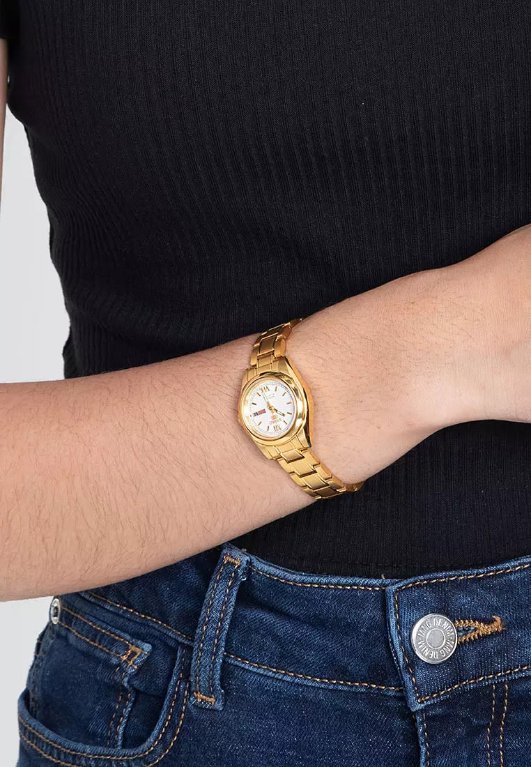 Reloj SEIKO 5 SYMK30K1 Automático Acero Mujer Dorado4